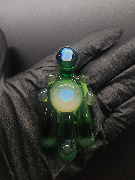 Levidomp-2: Blue drip opal milli pendant
