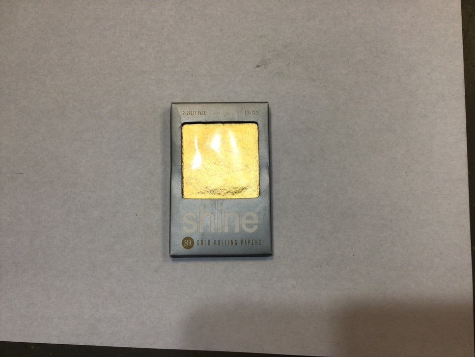Shine GOLD 1 1/4, 2PK ROLLING PAPERS