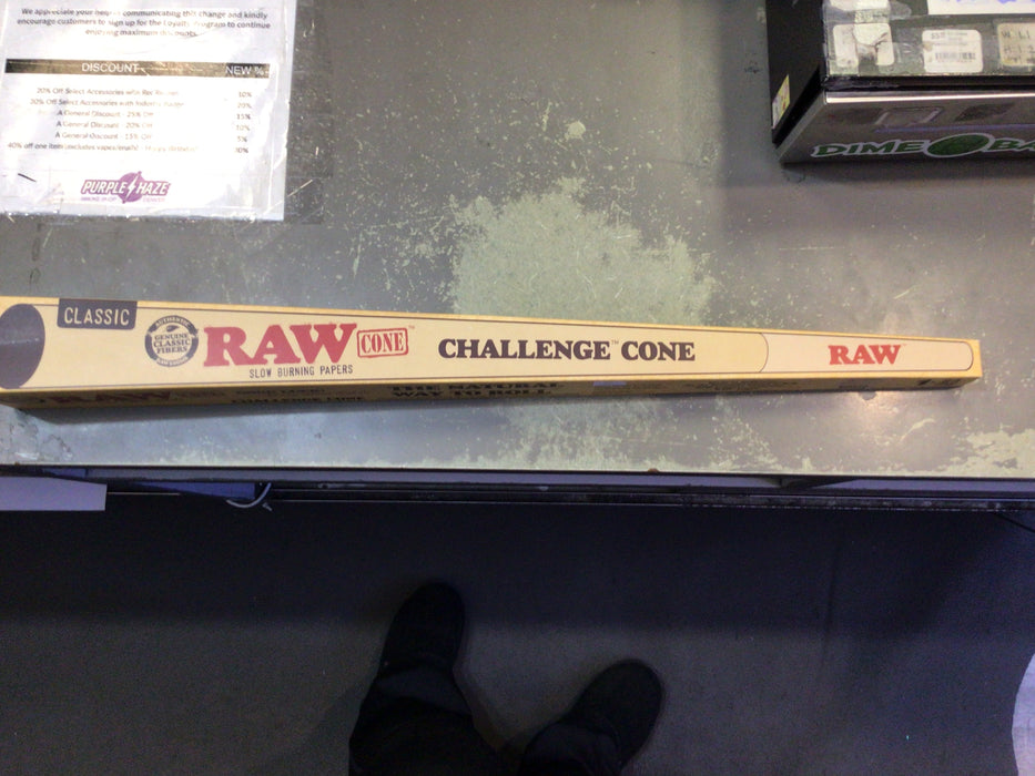 Raw challenge cone
