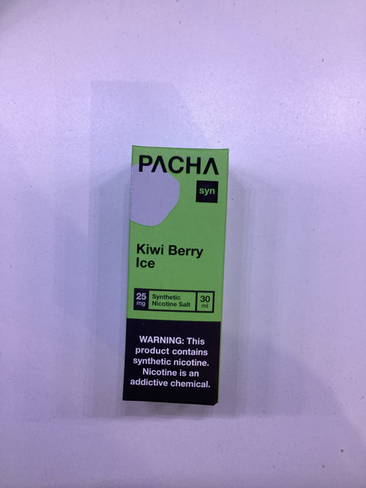 Pacha Mama Kiwi Berry Ice 25mg Synthetic Nicotine Salt 30ml