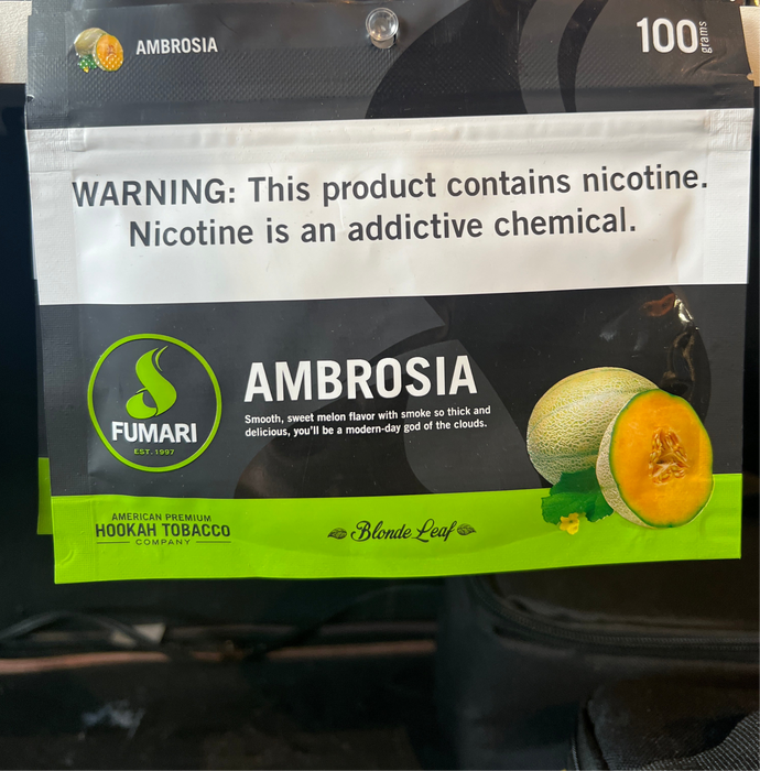 100GM AMBROSIA - FUMARI HOOKAH TOBACCO