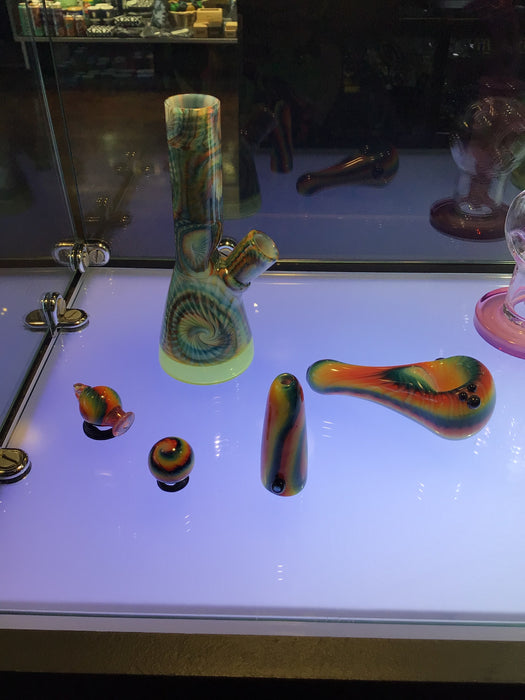 Regis Full set: tube, carb cap,chillum, marble, spoon