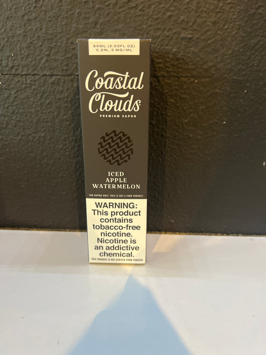 Coastal Clouds Iced Apple Watermelon 3mg PGVG 60ml