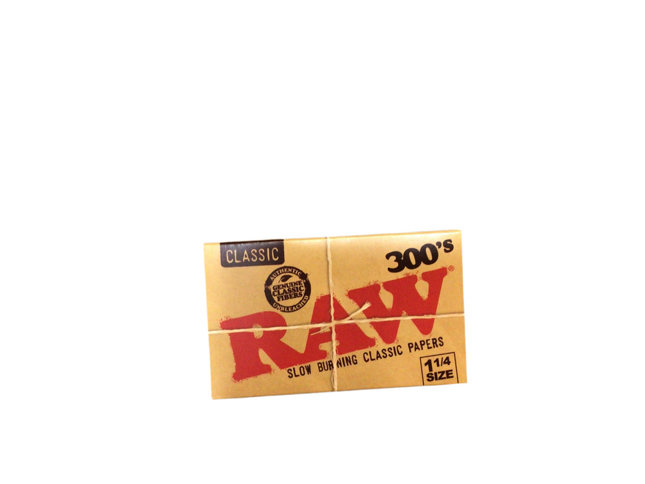 RAW 300s 1 1/4 ROLLING PAPERS