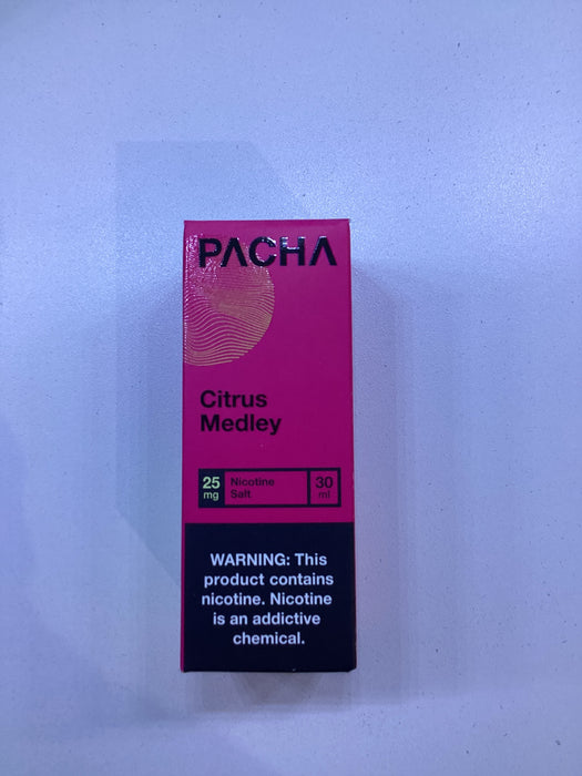 Pacha Mama Citrus Medley 25mg Synthetic Nicotine Salt 30ml