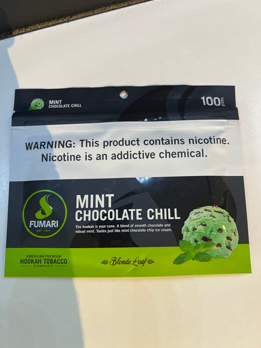 100GM MINT CHOCOLATE CHILL - FUMARI HOOKAH TOBACCO