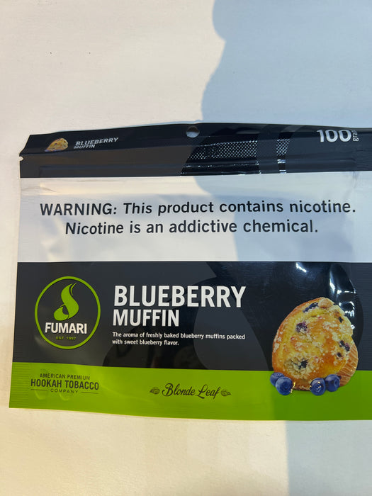 100GM BLUEBERRY MUFFIN - FUMARI HOOKAH TOBACCO