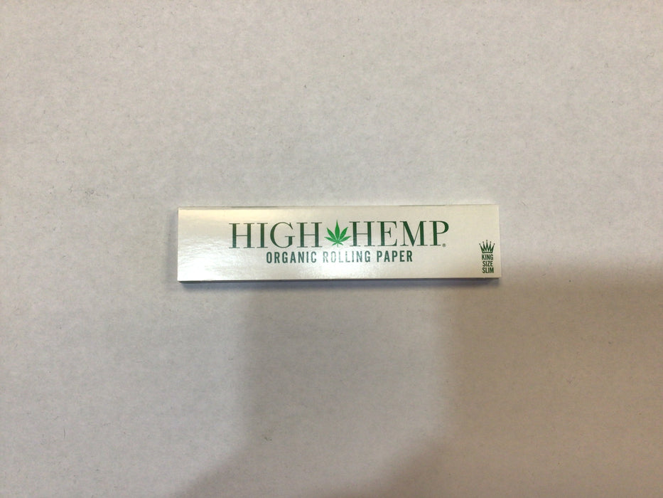 KING SIZE HIGH HEMP ROLLING PAPERS (25)