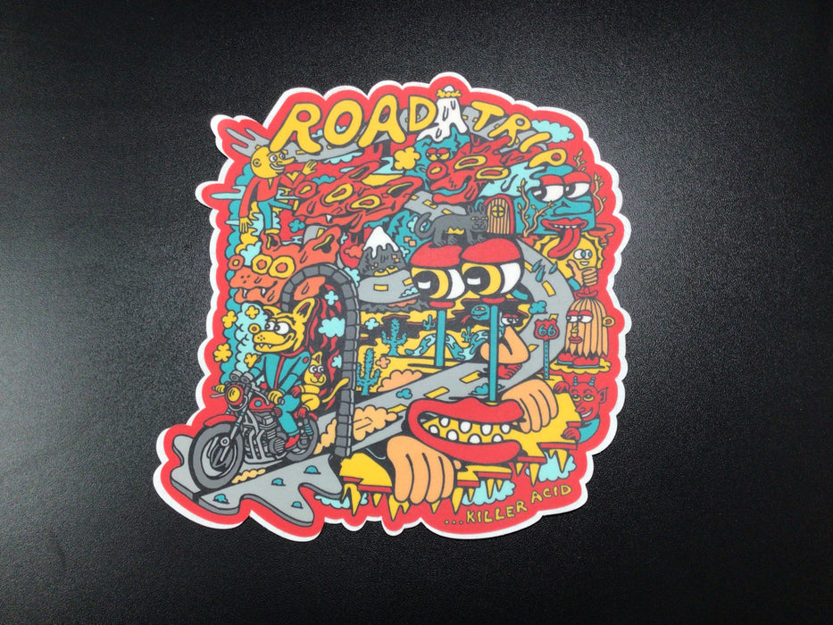 KILLER ACID Road Trip Large Sticker