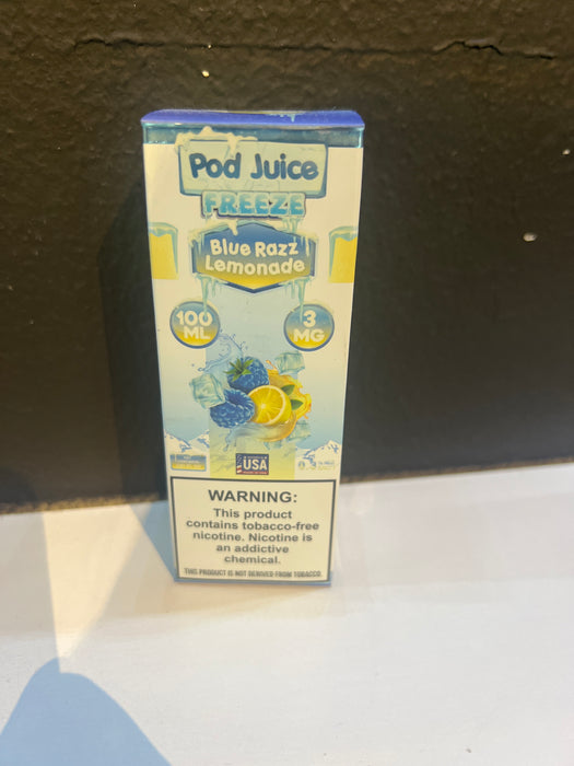 Pod Juice Blue Razz Lemonade 3mg