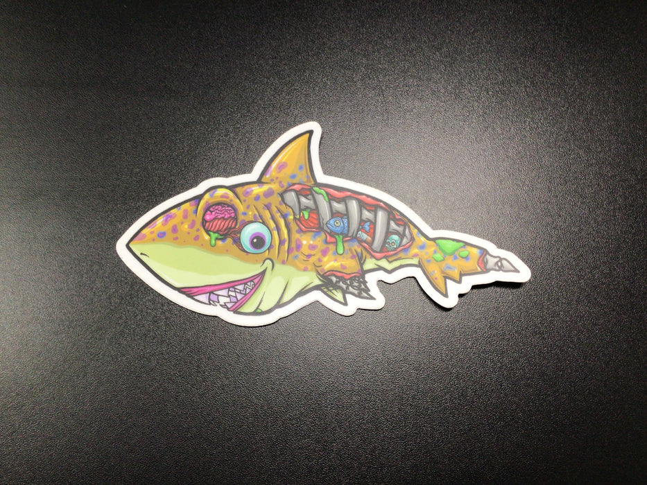Beyond Grasp Sticker Zombie Shark