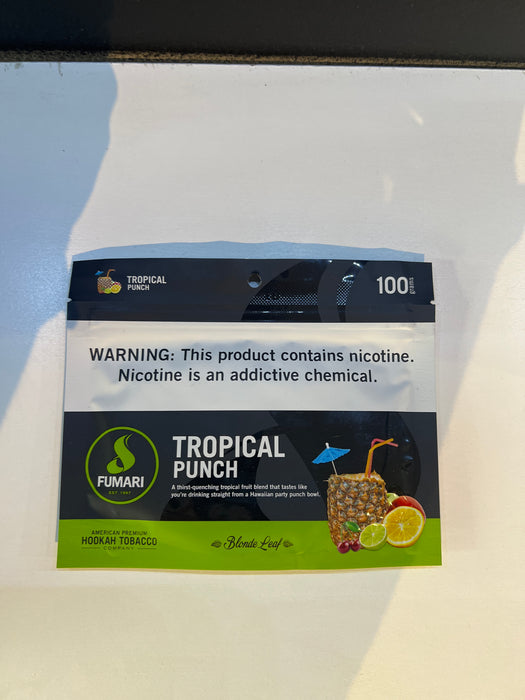 FUMARI HOOKAH TOBACCO- 100GM TROPICAL PUNCH