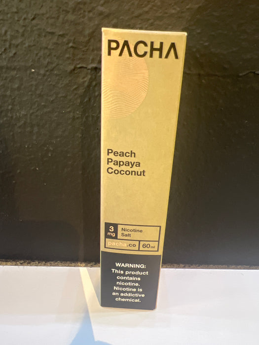 Pacha Syn Peach Papaya Coconut 3mg 60ml Synthetic Nicotine Salt