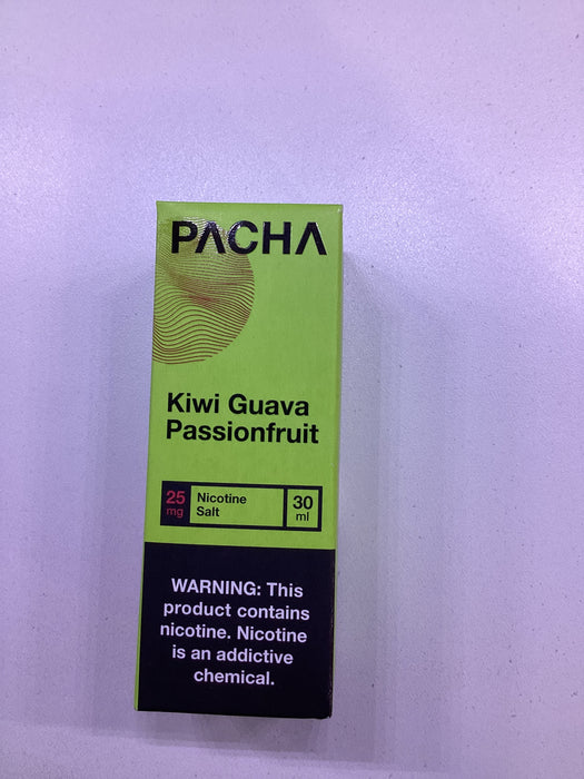 Pacha Mama Kiwi Guava Passionfruit 25mg Synthetic Nicotine Salt 30ml
