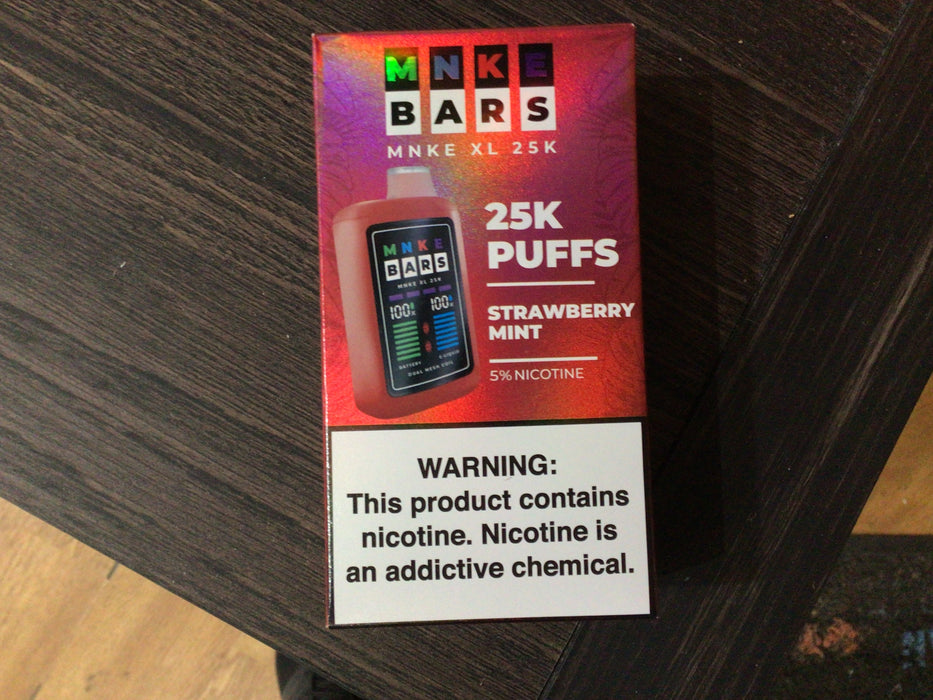 Mnke Bar - Strawberry Mint 25k puff