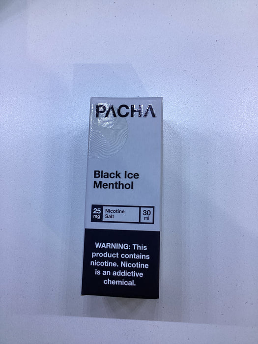 Pacha Mama Black Ice Menthol 25mg Synthetic Nicotine Salt 30ml