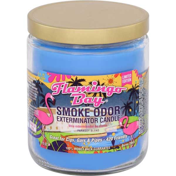 Smoke Odor Candle - Flamingo Bay
