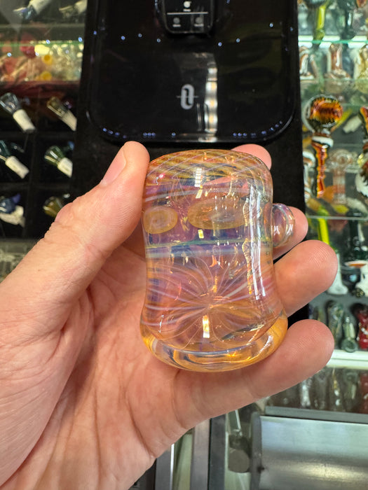 Maka B Silver and Gold Fumed Linework Hammer