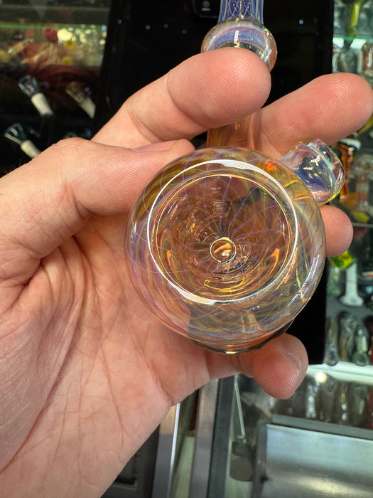 Maka B Silver and Gold Fumed Linework Hammer