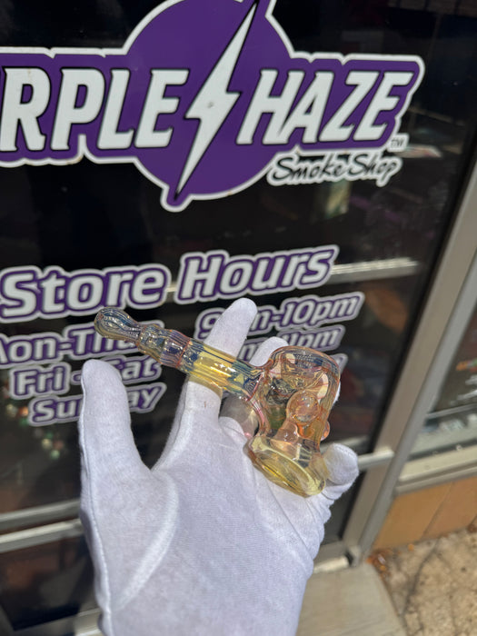 Maka B Silver and Gold Fumed hammer