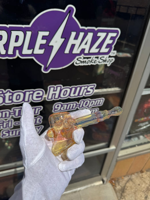 Maka B Silver and Gold Fumed hammer