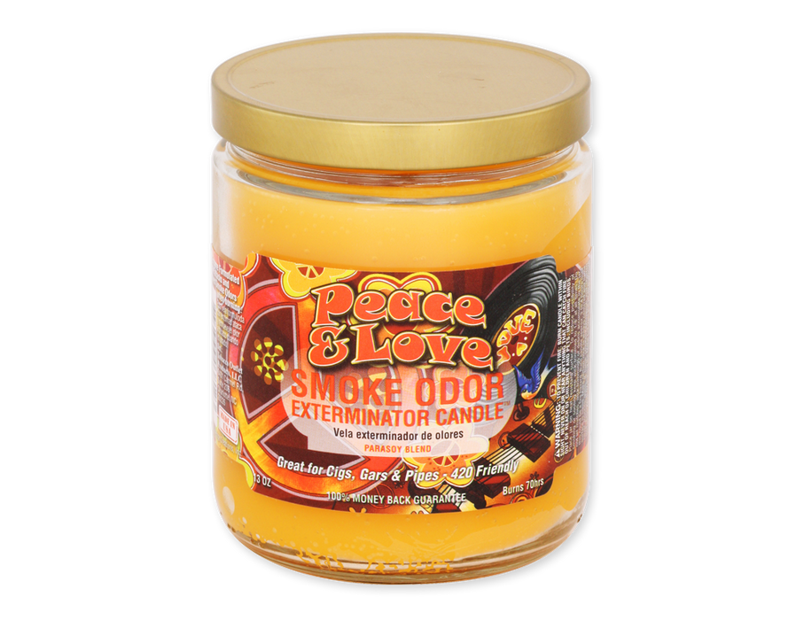 Smoke Odor Candle - Peace & Love