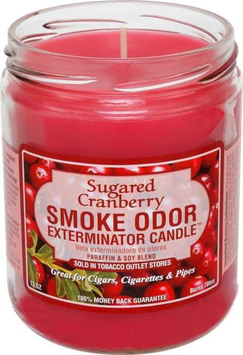 Smoke Odor Candle - Sugared Cranberry