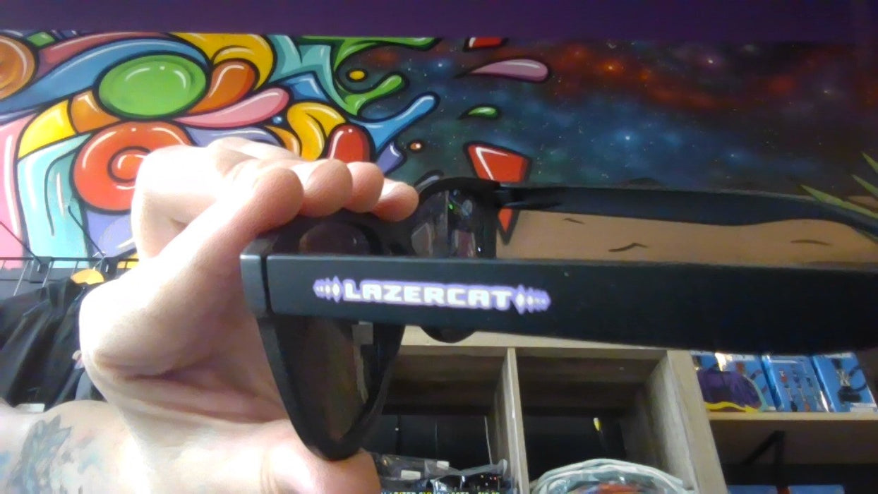 LAZERCAT: SUNGLASSES - BLACK FRAME