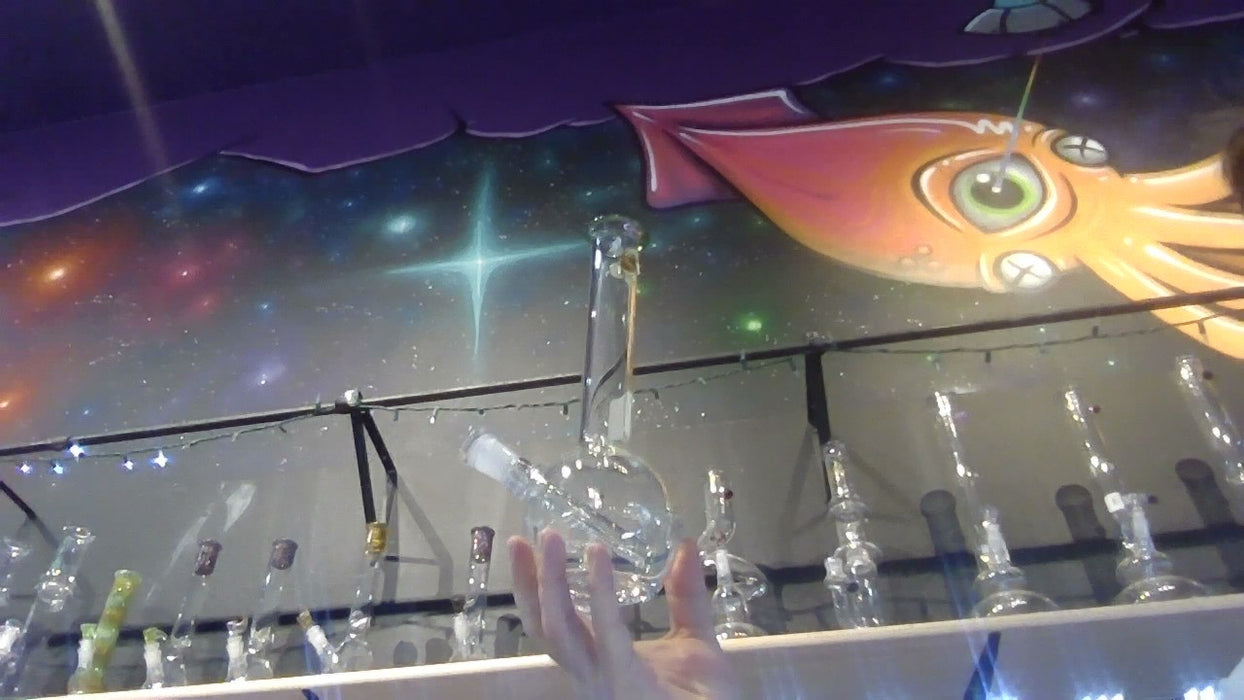Local Blown Color Waterpipe w/r Bowl