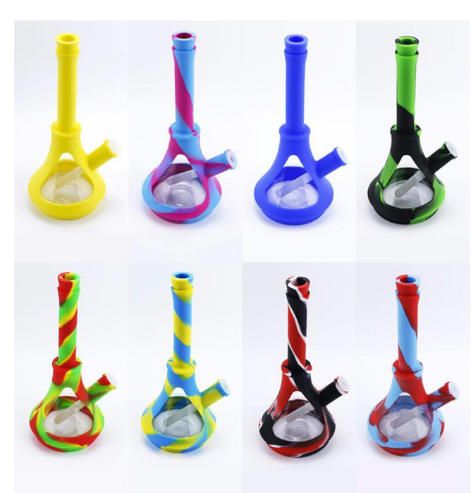 Silicone Glass Beaker Tube