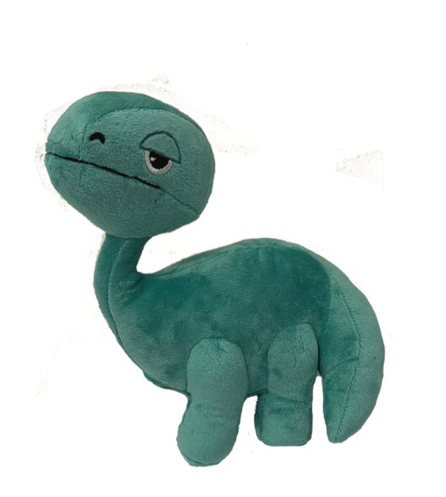Elbo Mini Plush Toy : Green Brontosaurus
