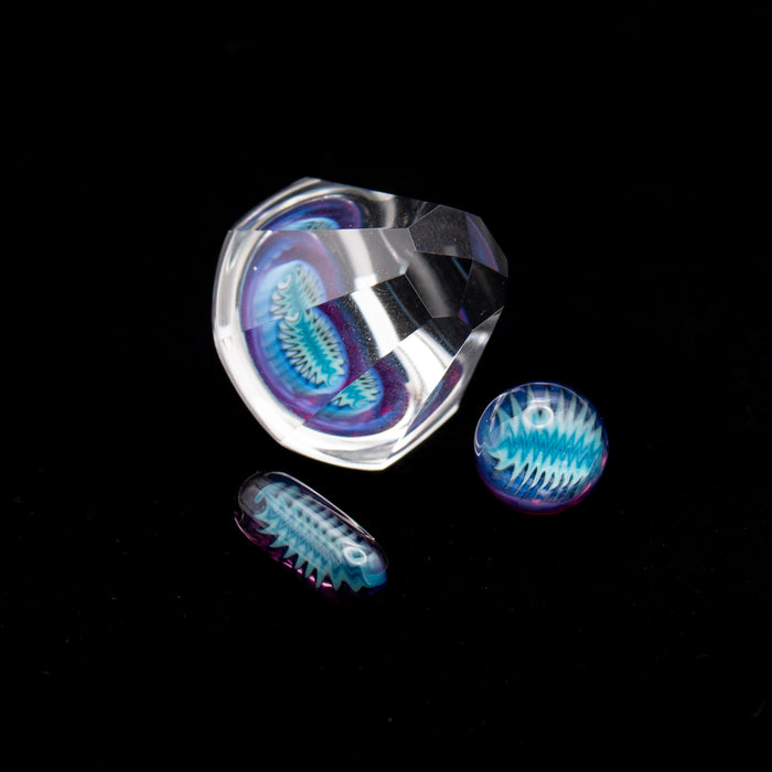 Eusheen Solo Faceted Slurper Set Blue/Purple