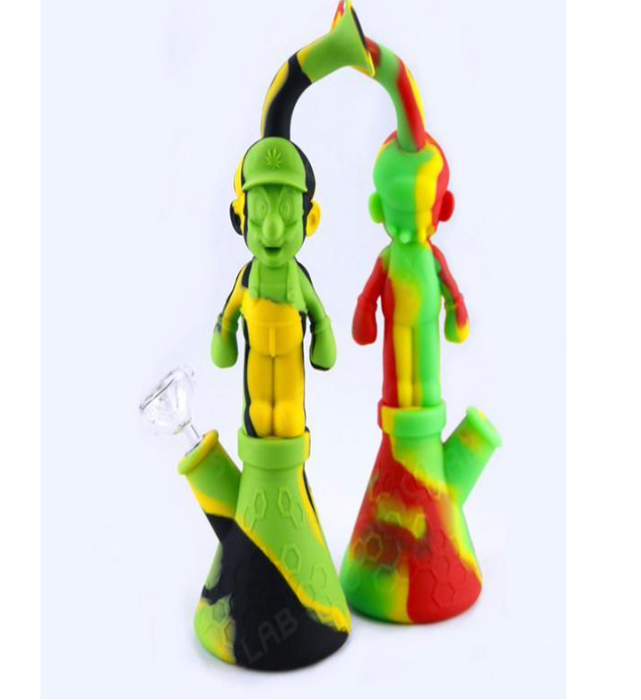 Silicone Character Bong Mario