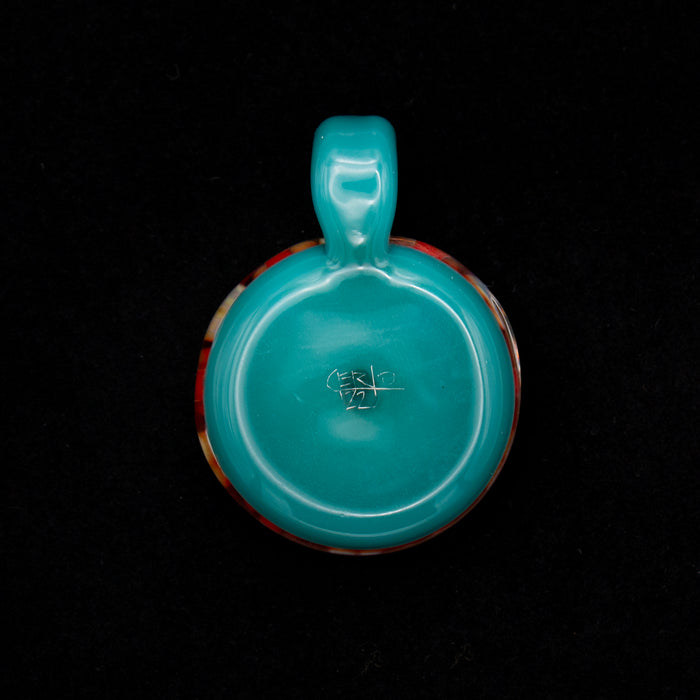 Andrew Certo Pendant: Teal Bail