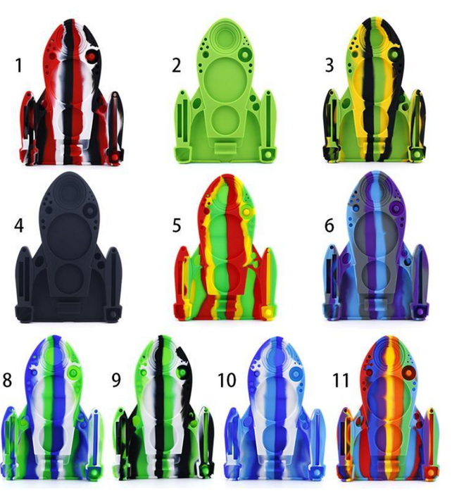 Silicone Rocket Ship Dab Mat