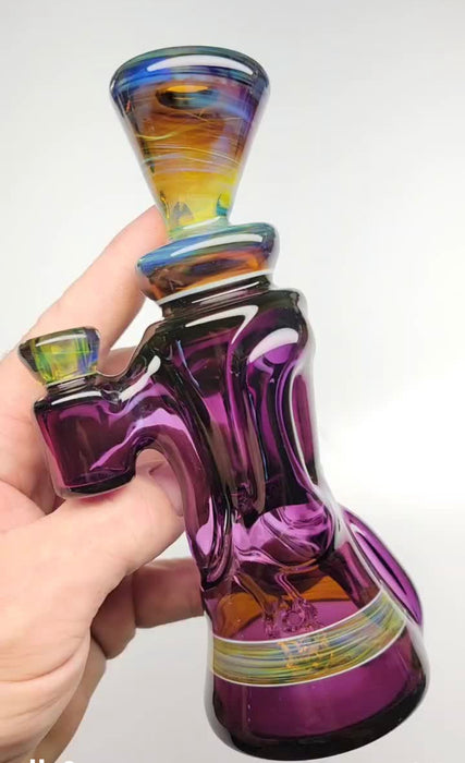 RYCRAFTED 2022: Gold Amethyst/ Dragontears/ LotusWhite Lip wraps w/ 12HOLE PERC 10MM