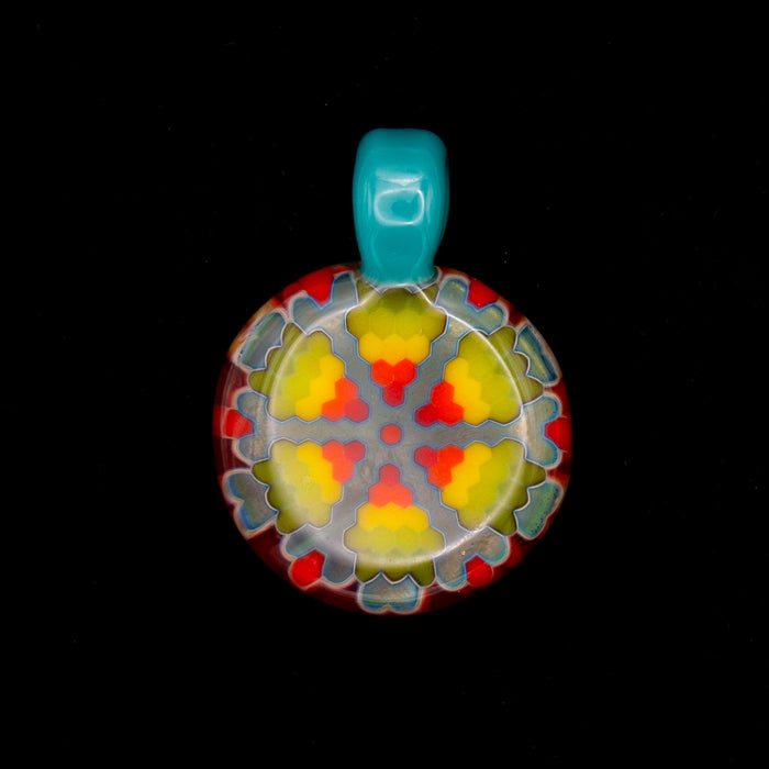 Andrew Certo Pendant: Teal Bail