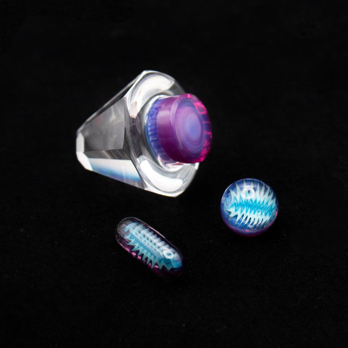 Eusheen Solo Faceted Slurper Set Blue/Purple