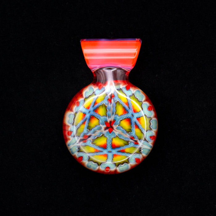 Andrew Certo Pendant: Triple Millie w/Pink Bail