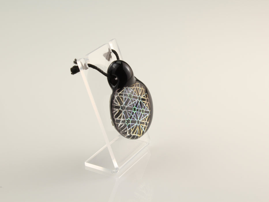 MONGREL375: PAINTED DICHRO PENDANT MONGREL