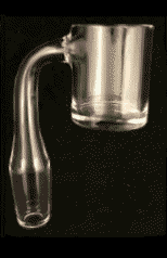 QB10M90XLFT: 10 MALE 90 XL FT QUARTZ BANGER