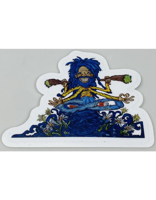 Vincent Gordon - "Blue Dread Guy" Sticker