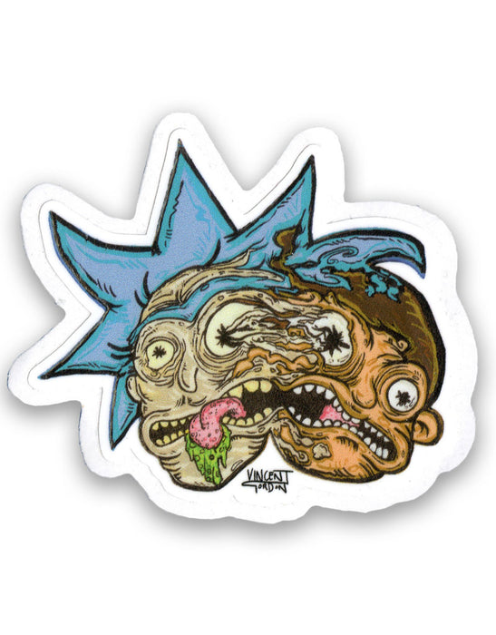 Vincent Gordon - "Melty Rick & Morty" Sticker