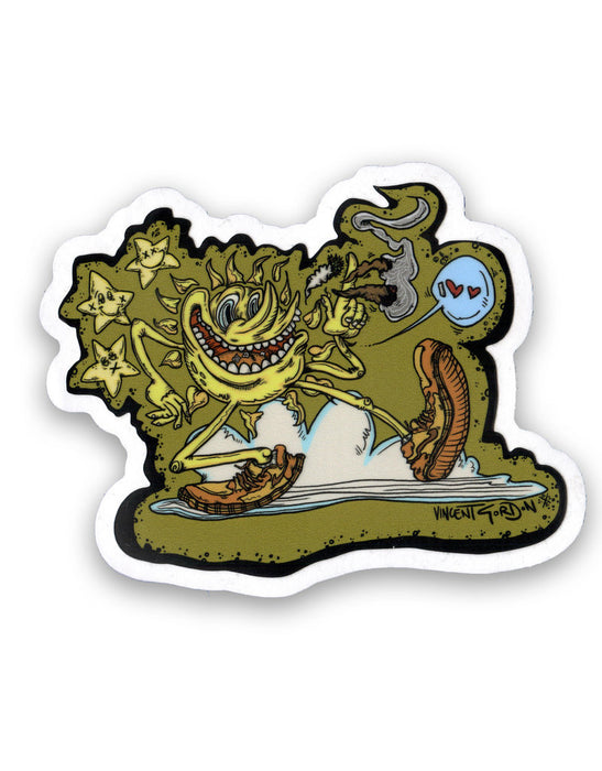 Vincent Gordon - "Smokin' Sun" Sticker