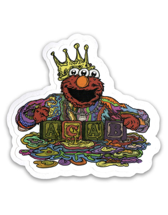 Vincent Gordon x Lot Comedy - "Elmo ACAB" Sticker