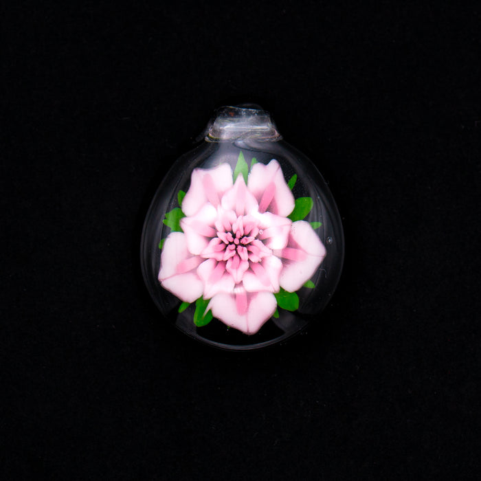 COYLE: PINK FLOWER PENDANT