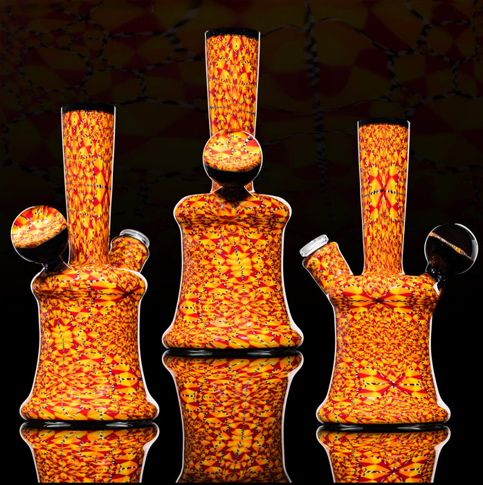Quasar Mini Tube: Red/Orange Chip Stack