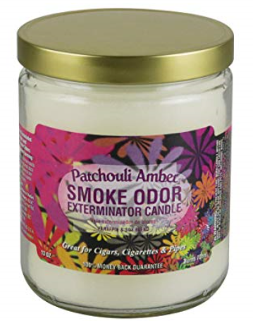 Smoke Odor Candle - Patchouli Amber
