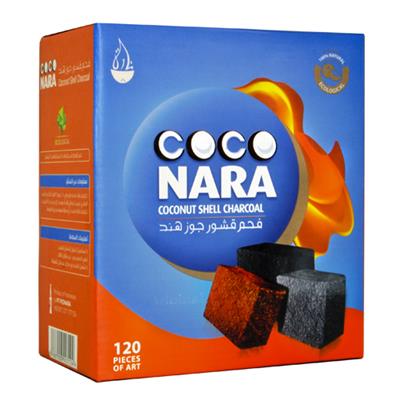 Coco Nara Large Box Coals 120 piece Coconut Shell Charcoal