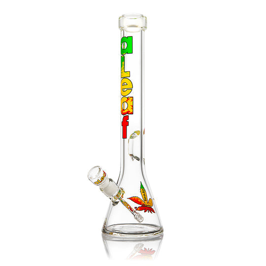 18" aLeaf® Spec Head 9MM Beaker Water Pipe